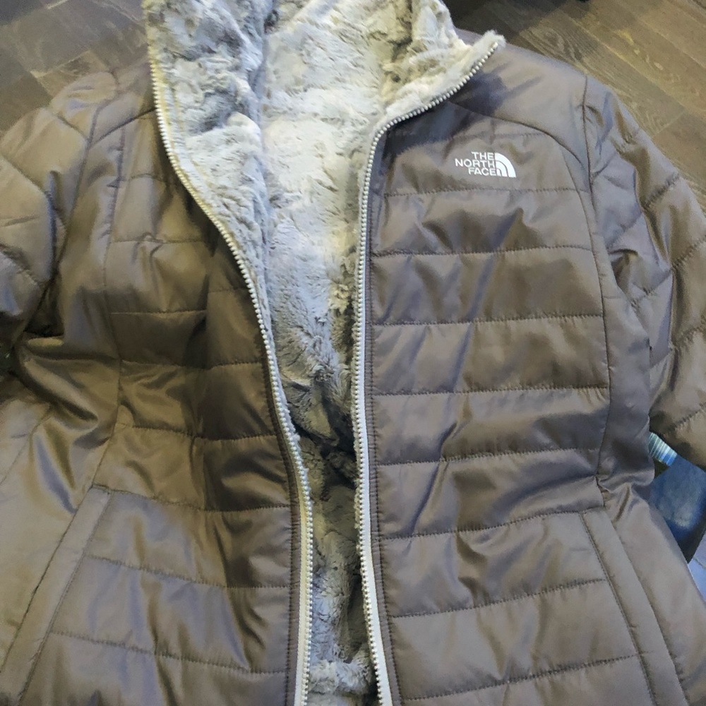 North face fur lining jacket